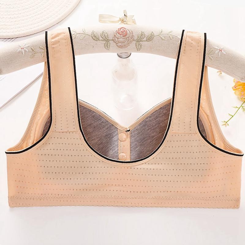 Damen Große Größe Frontverschluss BH Breiter Träger Weste Stil BH