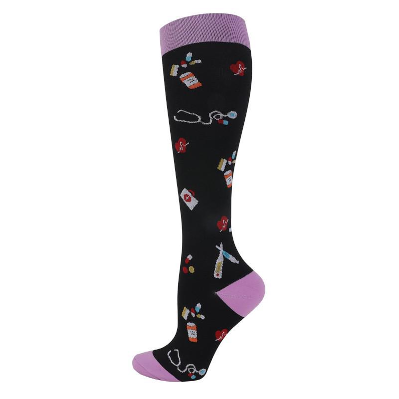 200+ Styles Men's & Women's Odor-Resistant Compression Socks for Cycling & Running