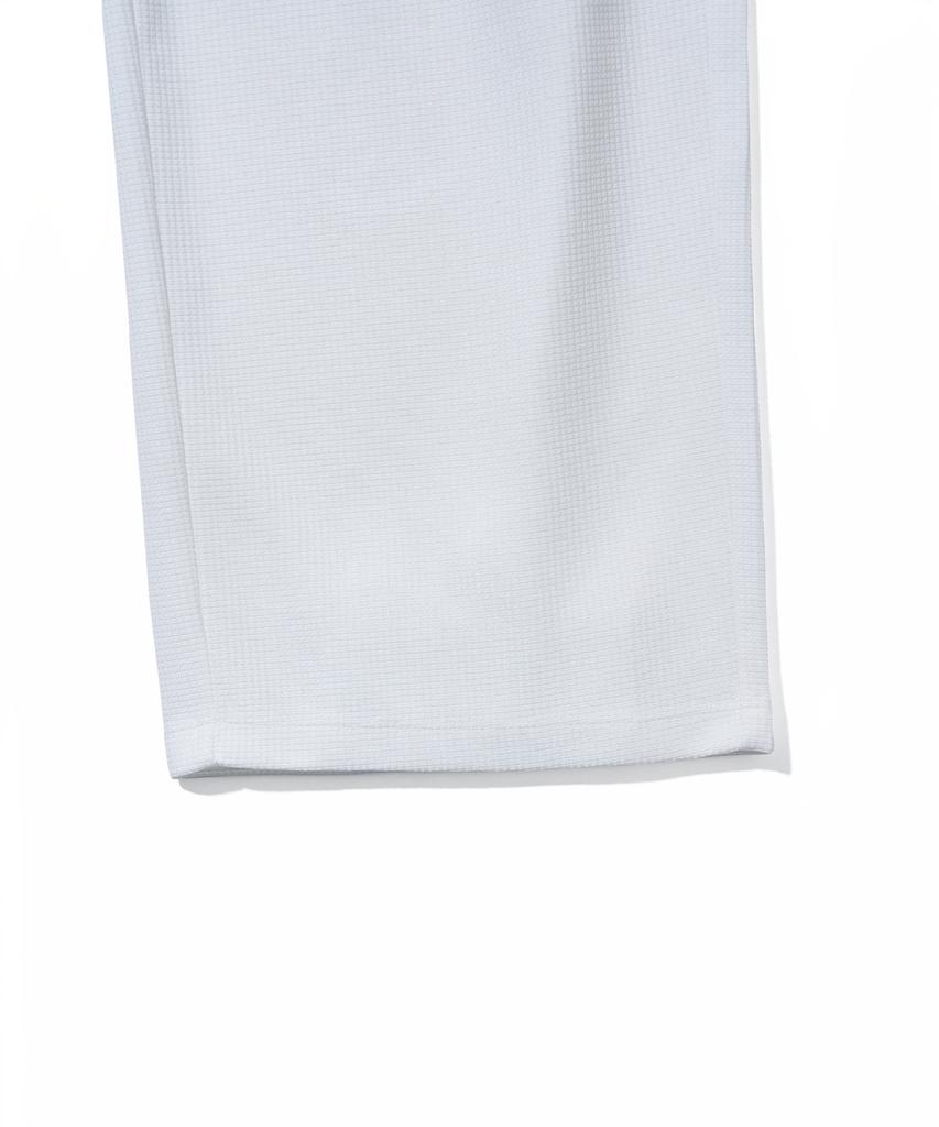 YOUHEE Frill Banding Wide Pants_White