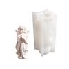 F3KD Silicone Angel Shaped Mold for Creating Epoxy Resin Handmade Wedding Decoration Mould Handmade Tool
