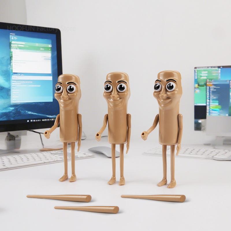 Hoofun Figur Tungtungsahur Figur Lustige Puppe Schreibtischdekoration Tralalero Tralala Figur Bewegliche Gelenkige ABS Spielzeug