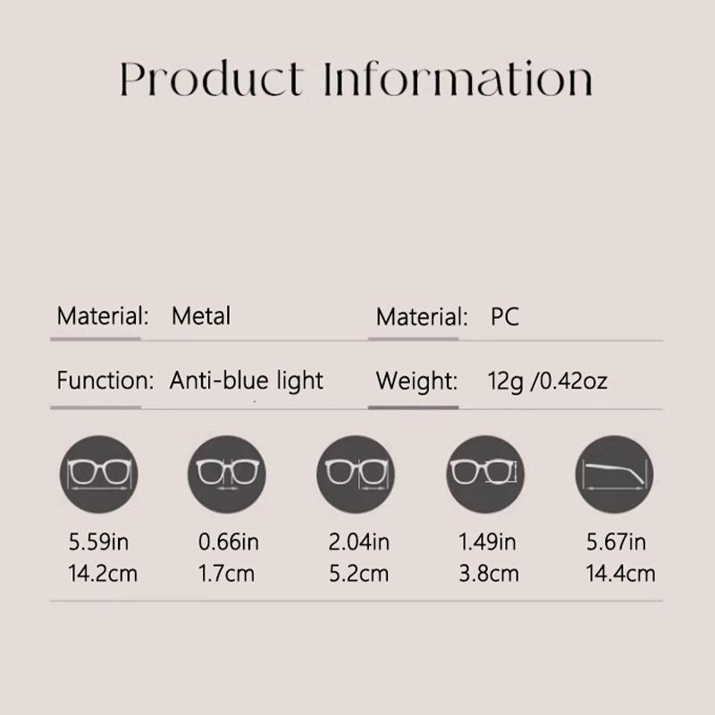 2PCS New Cat Eye Frame Anti-blue Light Flat Light Mirror Fashionable High-end Personalized Glasses Frame  Glasses Woman