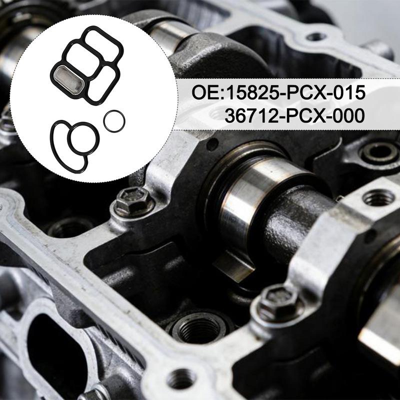 Cylinder Head Solenoid Valve Gasket Seal OEM 15825-PCX-015, 36712-PCX-000 For Honda For S2000 ( For F20C  For F22C) 1999 – 2009