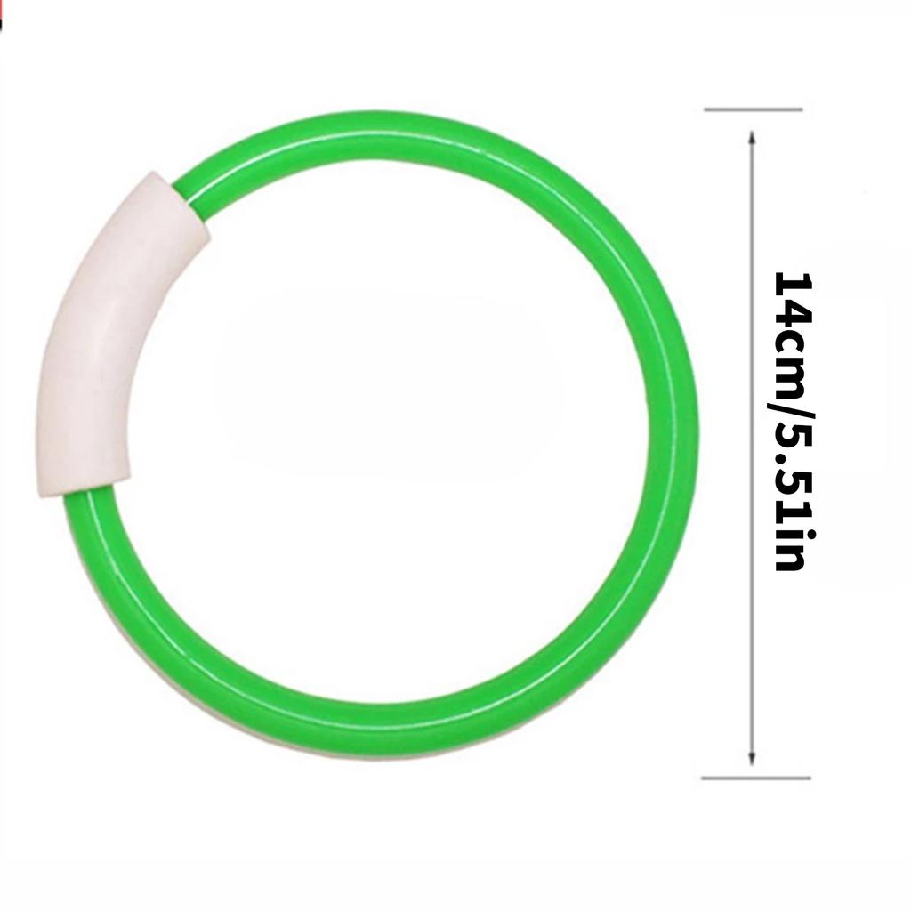4pcs Underwater Pool Diving Toy Set For Kids Adult Colorful Dive Rings Toy For Swimming Training Fun Water Activity