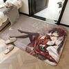 Soft Absorbent Non-Slip Rug Character Tokisaki Kurumi Floor Mat Home Decor Doormat Bedroom Floor Mat Shower Carpet