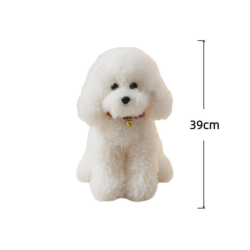 Poodle Plush Toys Simulated Dog Stuffed Doll Toys Hobbies Collection Room Decor Toys Kid'S Accompany Toys Birthday Gifts
