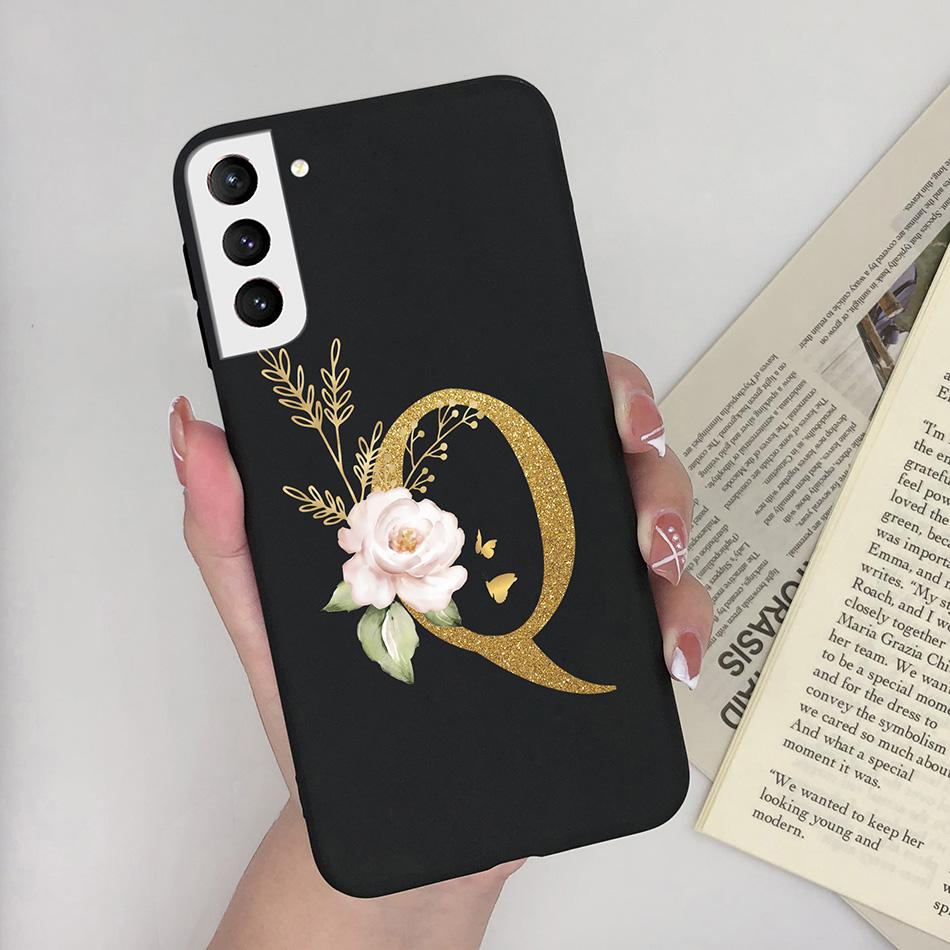 For Samsung S21 FE S21 Ultra Plus Case Slim Soft Cute Letters Cover For Samsung Galaxy S21 Plus 5G S21+ S 21 Ultra Phone Cases