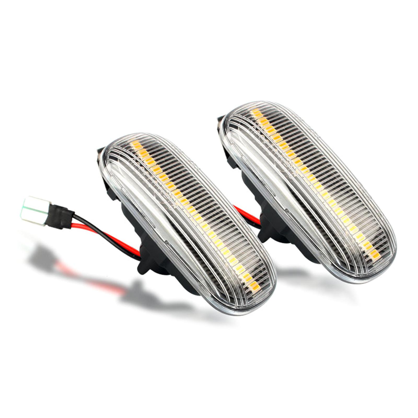 

Energy Efficient LED Light Shock Resistant LED Light PC LED Turn Signal Lights Simple Installation for German Vehicles