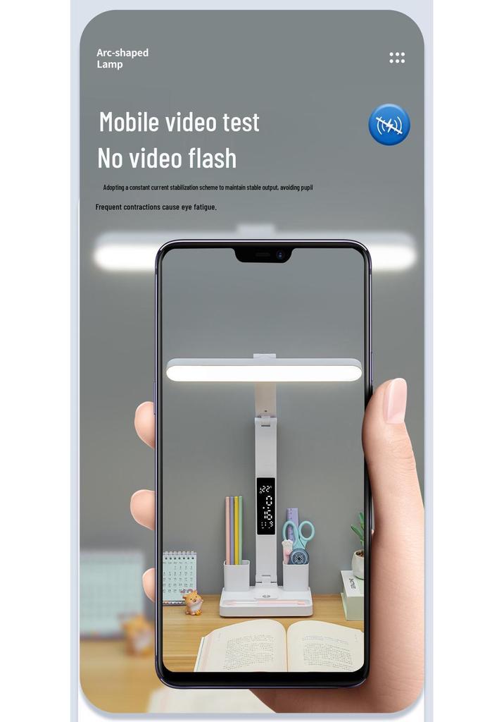 Rechargeable Dual-Use Eye-Protection Smart Desk Lamp for Students