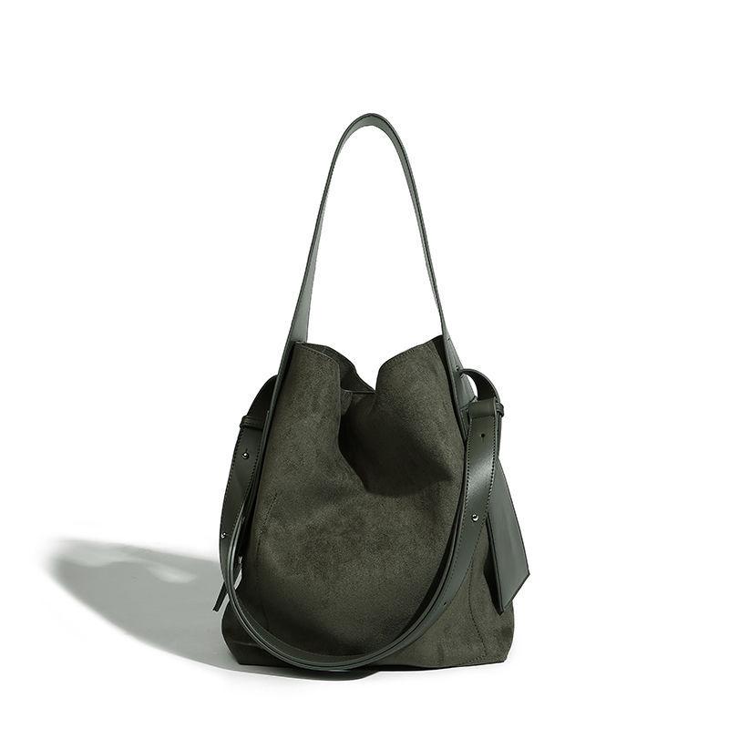 Damen 2025 Designer Wildleder Tragetasche: Crossbody- & Schultertasche mit großer Kapazität