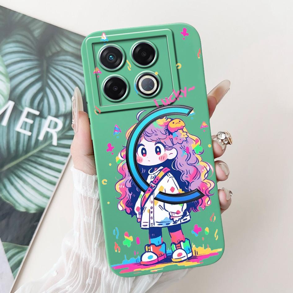 

Для Infinix GT 20 Pro 2024 Чехол X6871 Ударопрочный Чехол Модный Узор Мягкий Силикон Матовый Чехол для Телефона Для Infinix GT20 Pro Coque Infinix GT 20 Pro