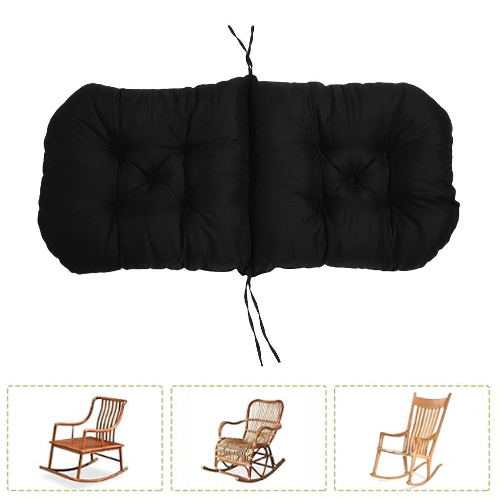 Rocking Ch Cushion Sun Proof Rain Proof Thick Tufted Rocking Ch St Pad with Ties for Indoor Outdoor