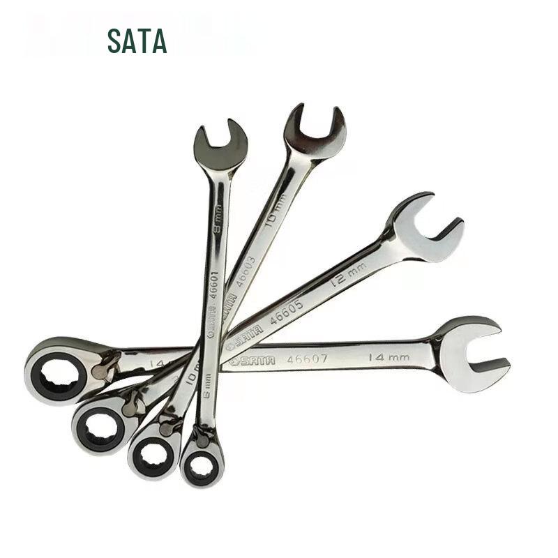OIMG Fully Polished Reversible Ratchet Wrench Multi-tool Set