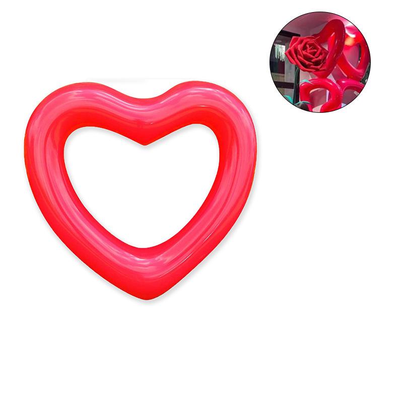 

Надувной поплавок в форме сердца и губ для бассейна и пляжа As shown