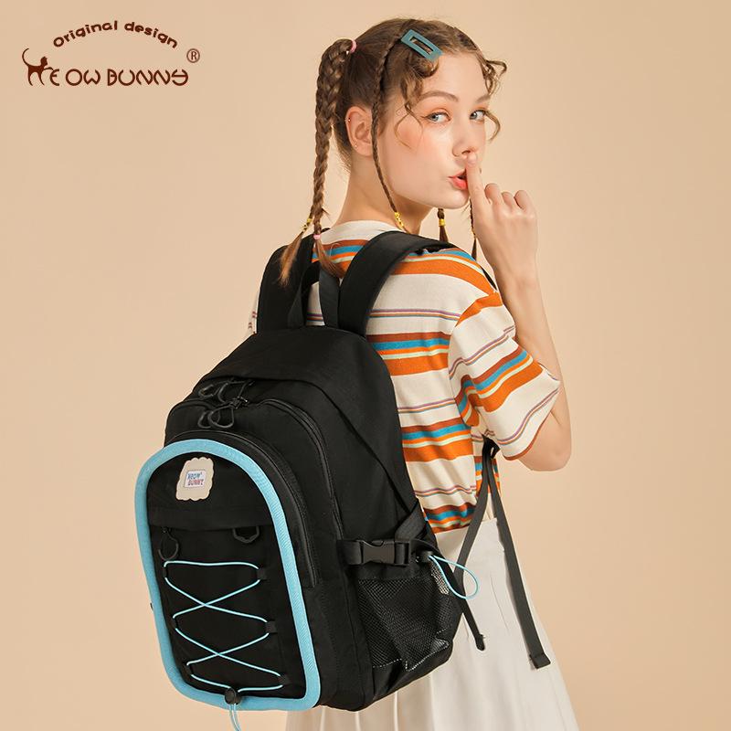 MeowBunny Meow Rabbit Школьная сумка для женщин средней школы — фото 6