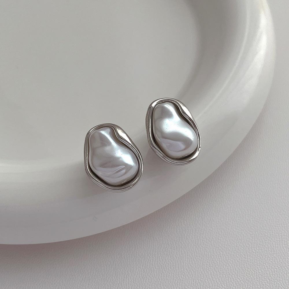 Übertriebene Lange Quasten Imitation Perlen Ohrringe für Damen Mode Geometrische Wassertropfen Ohrringe Luxuriöser Damenschmuck Geschenk