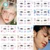 Waterproof Butterfly Glitter Face Tattoo Stickers for Festival Dance Parties