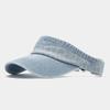 Denim Cloth Empty Top Hat Women Men Unisex Retro Visor Cap Female Sunshade British Style Women's Cap New