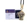 Thai Buddhist Multi-Armed Ganesha Amulet Pendant with Authentication Card