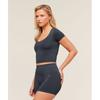 Gymshark SofT SculpT T shirT wiTh Shelf Heavy Blue B4c4q ucTn