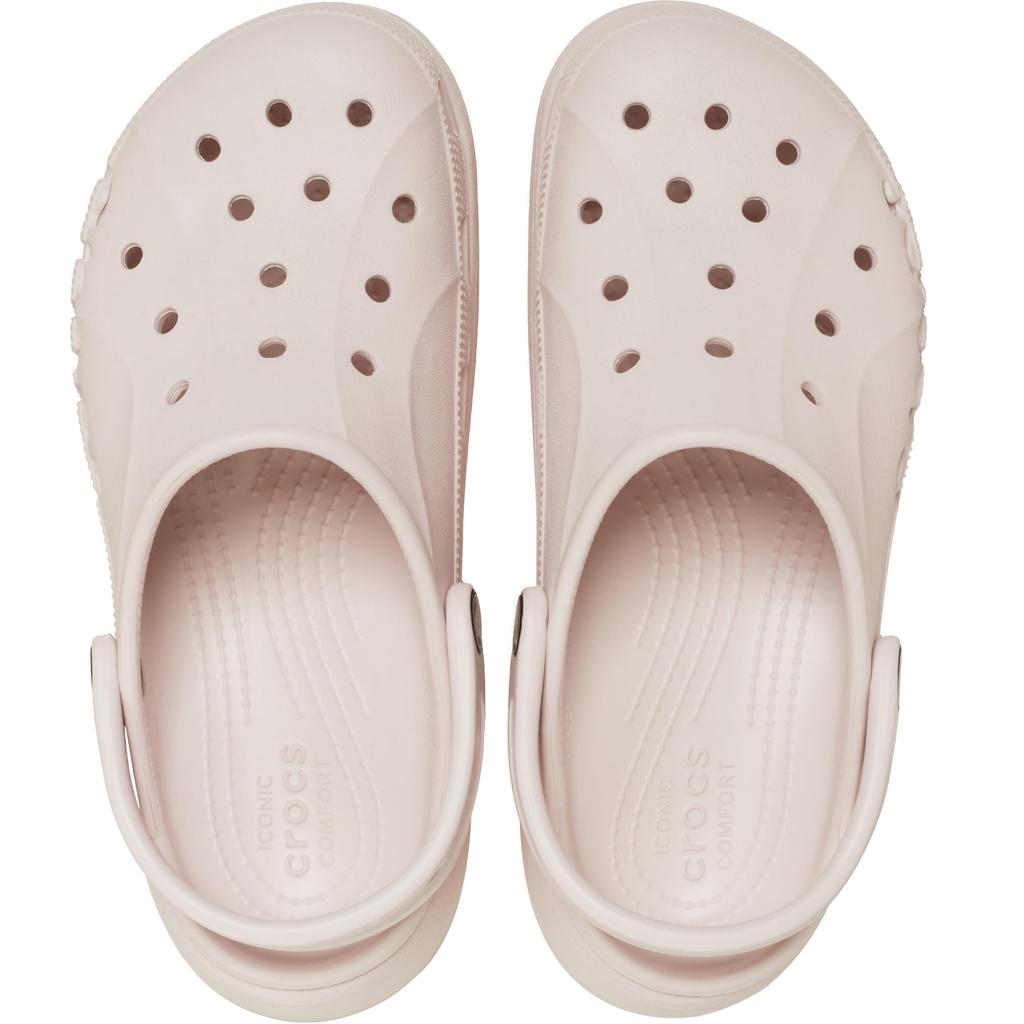 Crocs Baya Platform Clogs, Barely Pink, 24cm