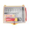 Ratcheting Screwdriver Set 62 In 1 Precise Magnetic Rubber Handle Electronic Repair Tool Kit for