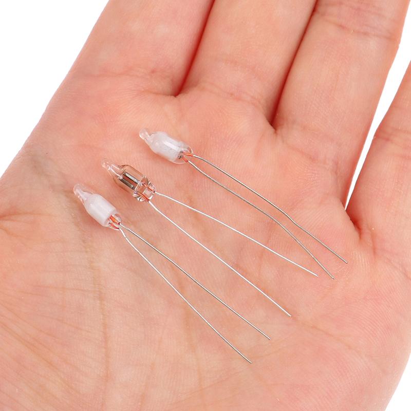 60 Piezas Rojo Verde Azul Rojo Bombilla de Neón Luz Indicadora Bombilla Miniatura Estándar