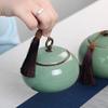 Chinoiserie Style Ceramics Tea Canister Travel Portable Tea Sealed Moisture-proof Storage Jar High Quality Tea Packaging Cans
