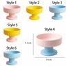 Cute Pet High Footed Cup Bowl Creative Pet Drinking Feeder Anti Knock Cat Bowl  Neck Protection