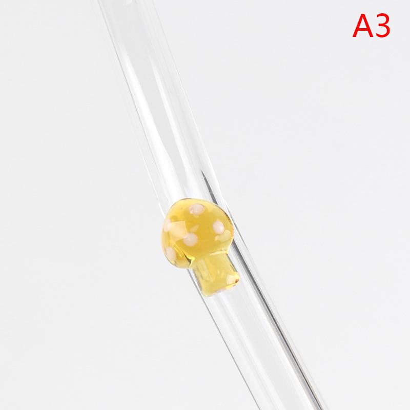 Flower Glass Straw Reusable Drinking Straws Cute Straw For Festival Party Wedding Cocktail Bar Beachs