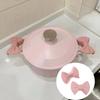 2pcs/set Creative Bow Shaped Oven Gloves Silicone Oven Gloves Heat-resistant Pot Cover For Cooking Kitchen Tools