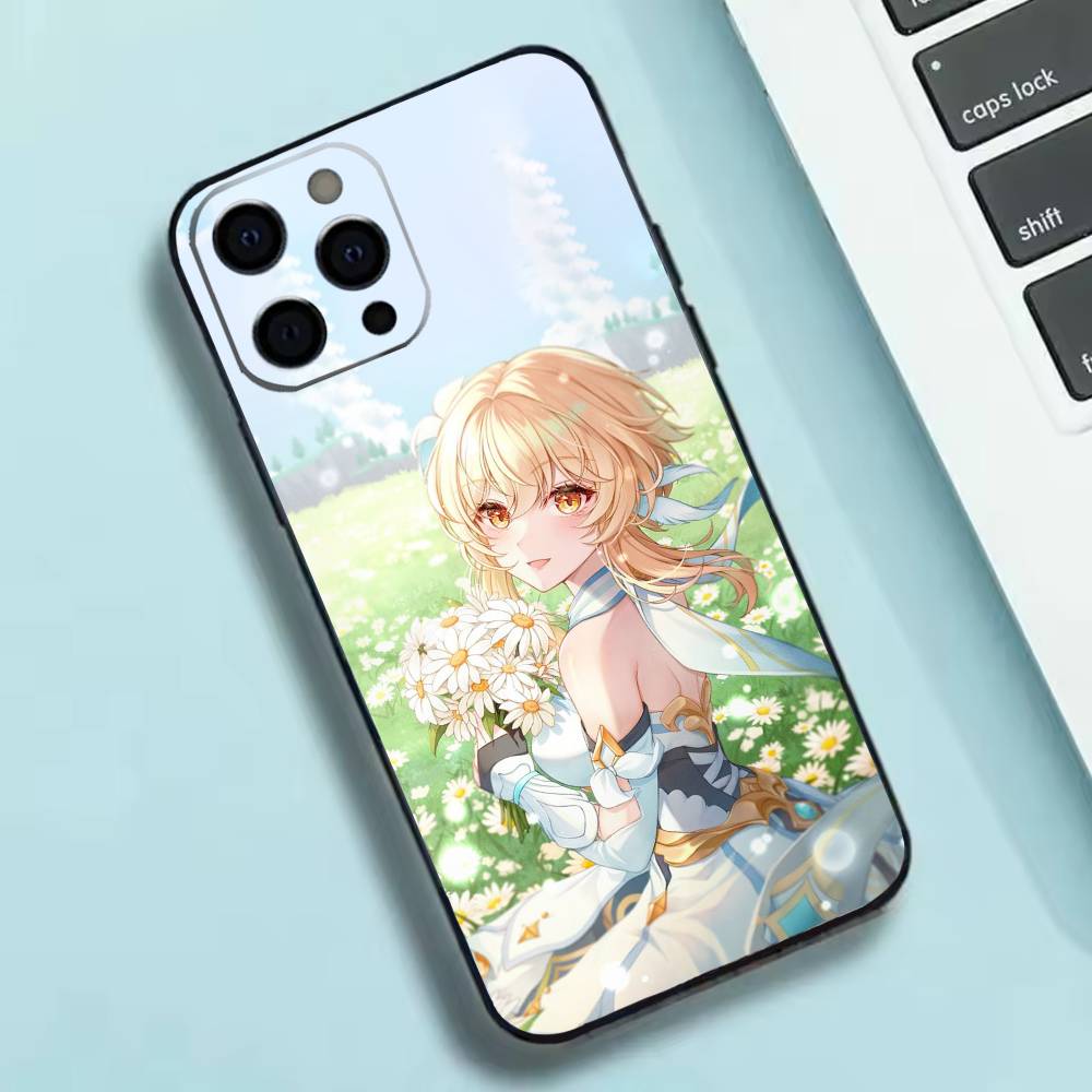 G-Genshin Lumine Impact Phone Case Silicone Soft For IPhone 17 16 15 14 13 12 11 X XR Plus Pro Max Plus
