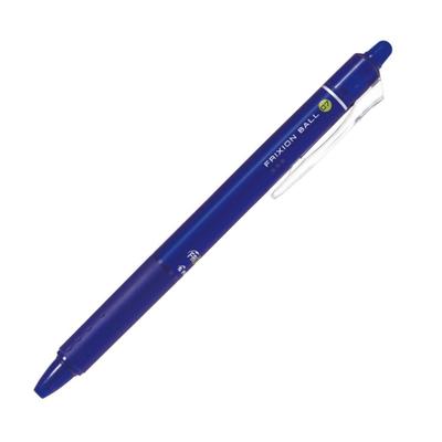 Pilot Frixion Ball Knock Blue Erasable Ballpoint Pen LFBK230F10L 0.7mm (10 Pens)