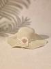 Women Boho Straw Sun Hat With Wide Brim For Beach Summer Outdoor