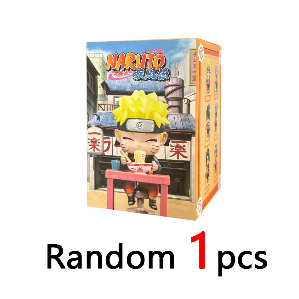 In Stock Naruto Shippuden Ramen Theme Series Blind Box - Chibi Mini PVC Anime Figures - Mystery Sasuke Uchiha & Naruto Toy Gifts