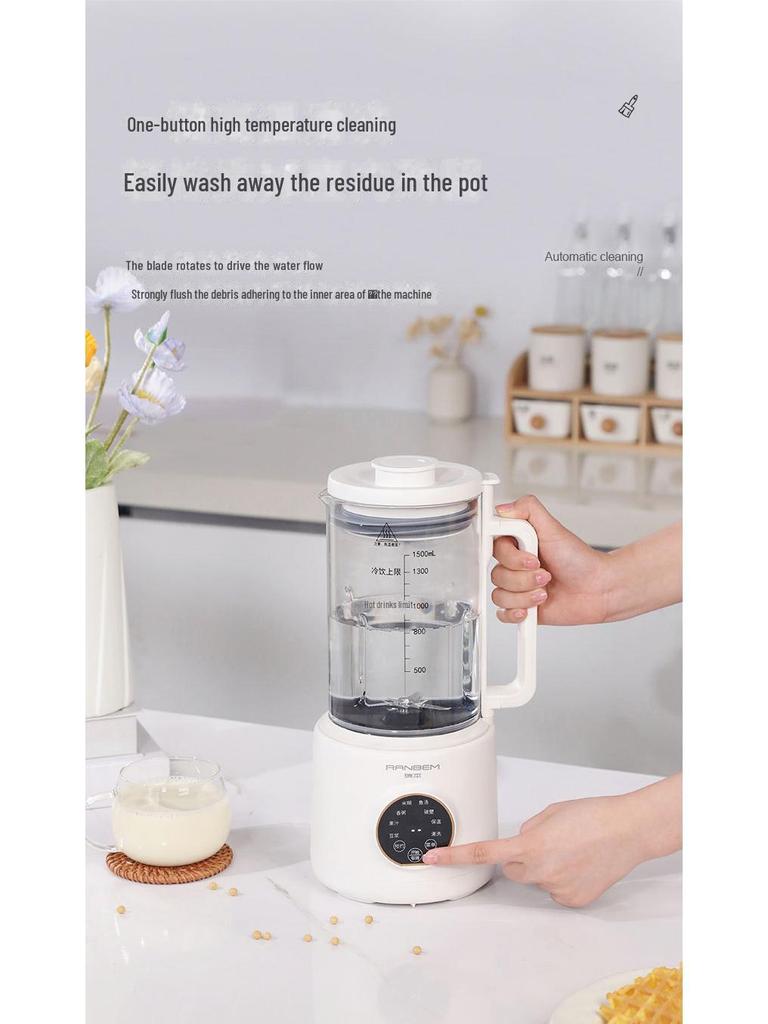Hochleistungs-Multifunktions-Entsafter und Sojamilchbereiter mit automatischer Heizung – Filterlos