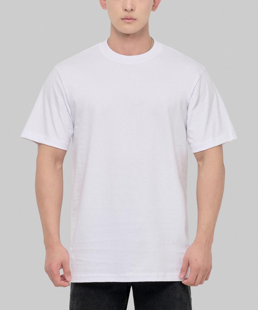 SHAKA WEAR [2Pack] 7.5Oz Heavyweight Plain Oversized Layered Short Sleeve Tee_Color (A Type)
