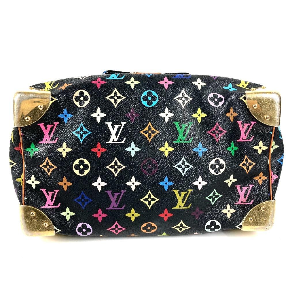 Louis Vuitton M92642  MonogramMulticolore Speedy30 Hand Bag Noir Black
