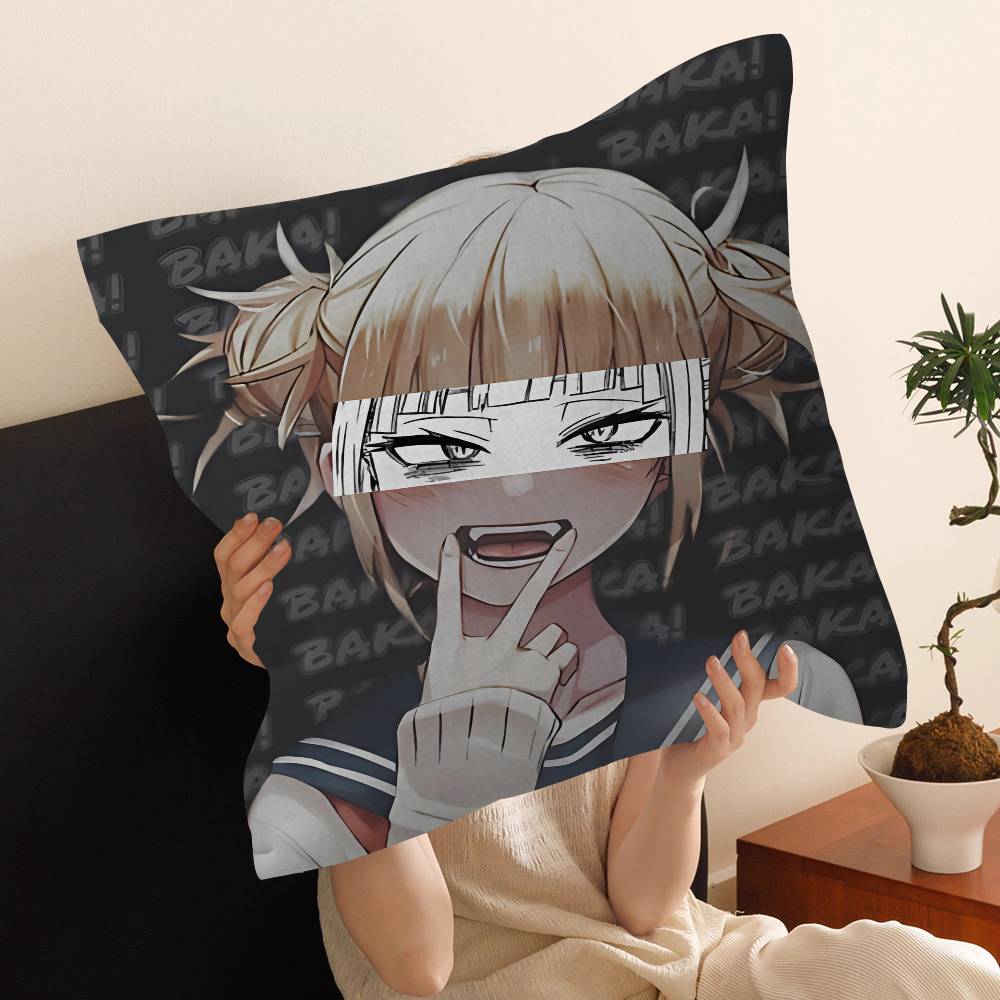 My Hero Academia Himiko Toga Office Cushion Pillowcase Car Cushion CoverXCM Lumbar Pillowcase Sofa Pillowcover