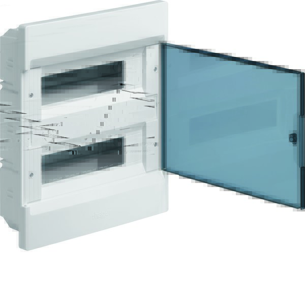 COSMOS 2x12M p/t distribution board, IP40, transparent door