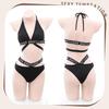 Sexy Top and Bottom Erotic English Sexy Lingerie [Ahegao] Lingerie, Extreme, Perverted, Women's, Set, Cosplay, Sexy, Erotic, Underwear, Exposed,