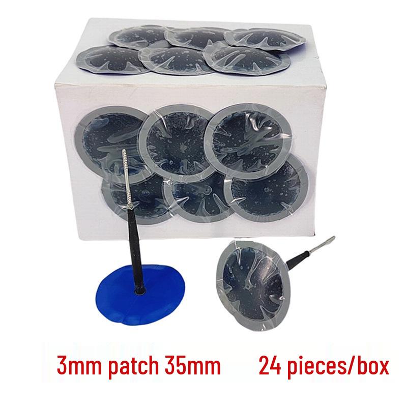 Mushroom Nail Tire Repair Plug & Patch Set for Vacuum Tires (3mm, 4.5mm, 6mm)