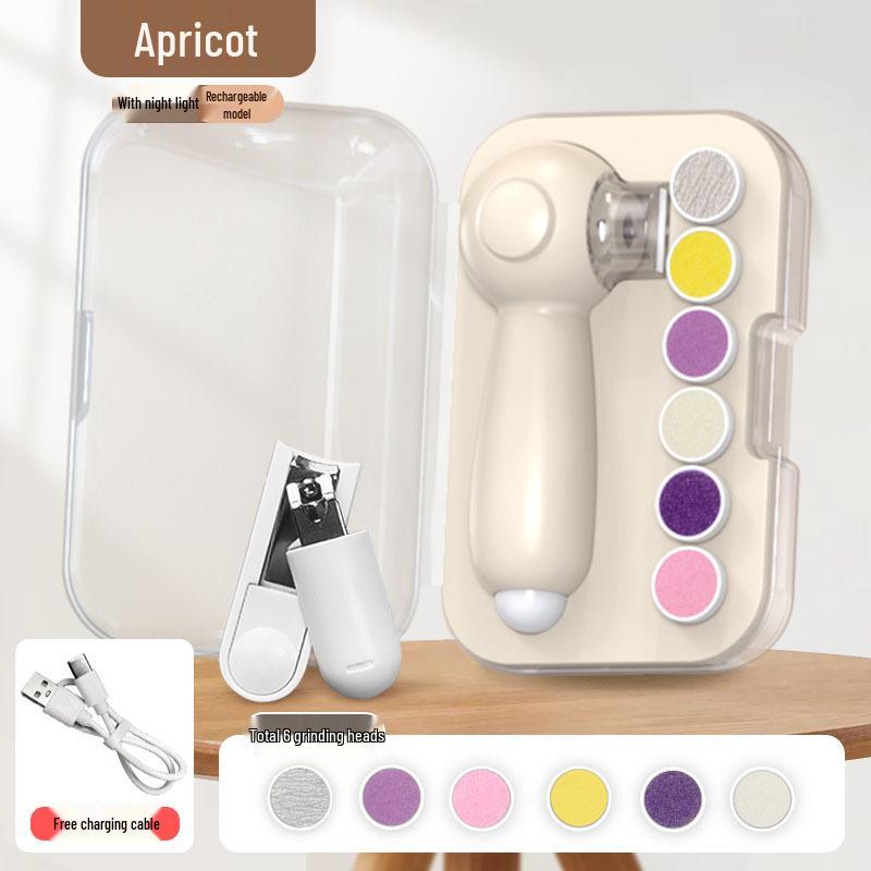 

Rechargeable Electric Nail Trimmer Set for Babies and Home Manicure