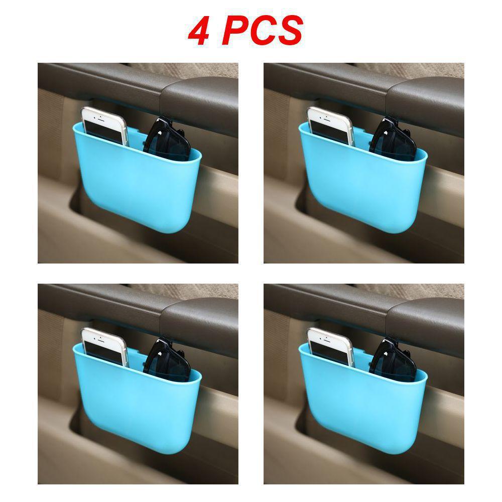 2~5PCS Small Garbage Bin Portable Double-button Design Car Interior Accessories Car Garbage Cans Creative Car Accessories
