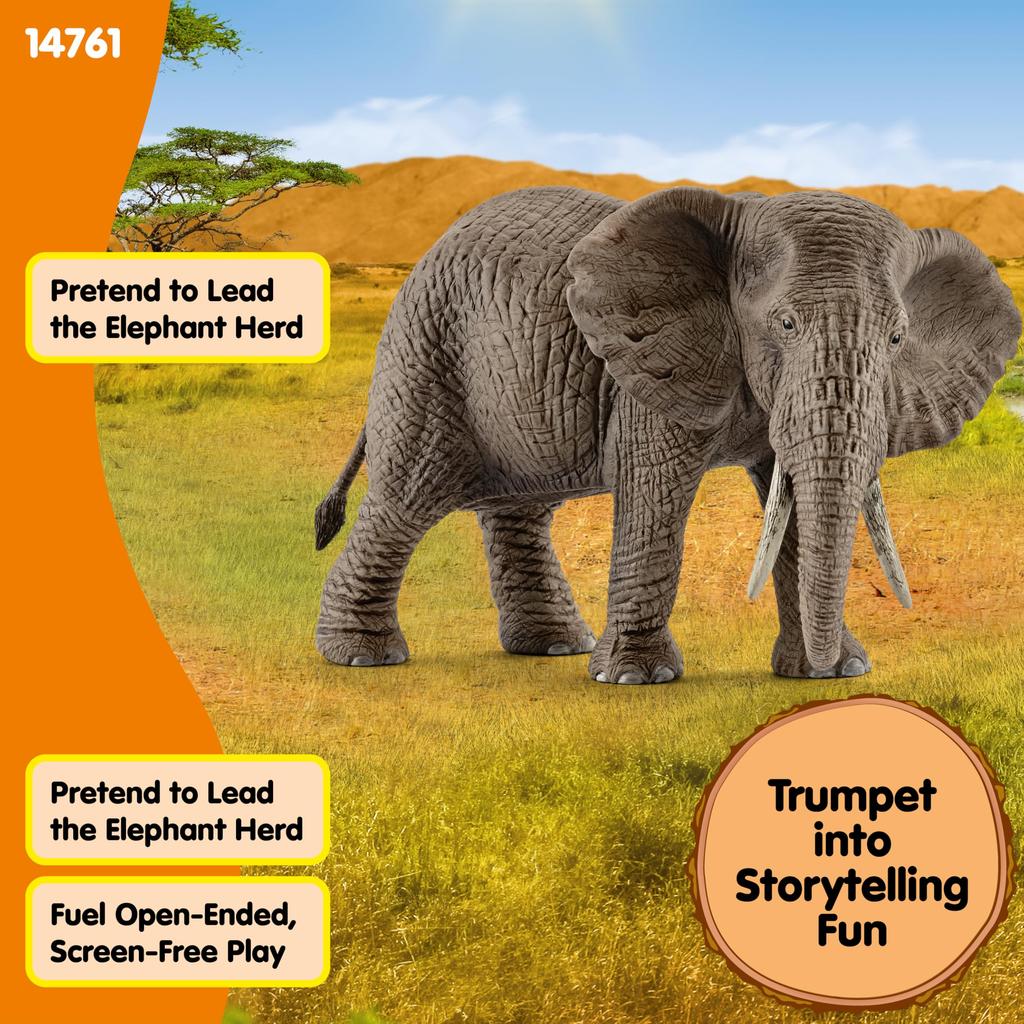 Schleich Wildlife Słoń Afrykański 14761N (Płeć żeńska)
