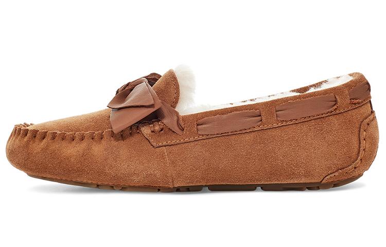 UGG Dakota Кожаный Бант Коричневый Женский 1118914-CHE 36