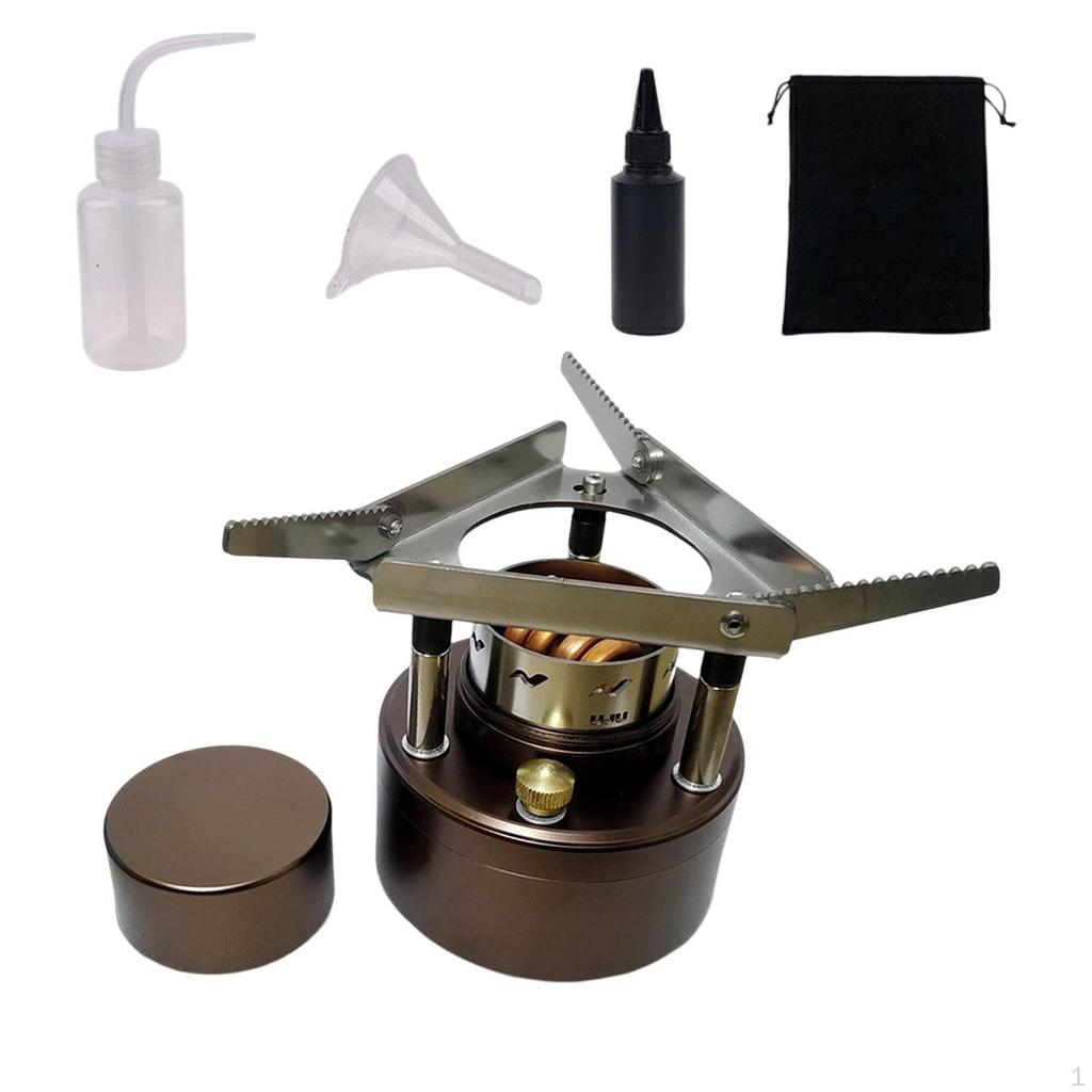 Spirit Burner Alcohol Compact Capacity 220 Ml Furnace Camp for Backpacking