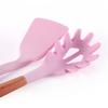 12Pcs Kitchen Utensil Set Wooden Handle Spatula Spoon Brush Whisk Heat-Resistant Silicone Cooking Tools Kit Kitchen Supplies