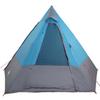 Camping Tent with Roof and Storage Blue 482 x 360 x 227 cm Taffeta