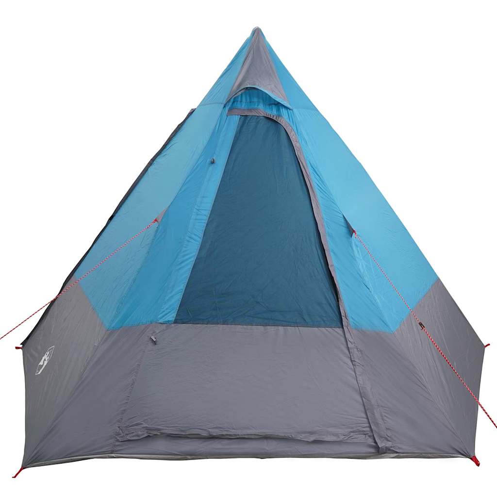 Camping Tent with Roof and Storage Blue 482 x 360 x 227 cm Taffeta